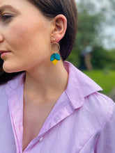 Load image into Gallery viewer, Little acorns - teal & yellow