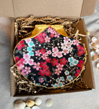 Load image into Gallery viewer, Scallop Trinket Dish - Cherry Blossom
