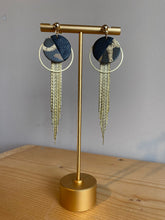 Load image into Gallery viewer, Leopard tassel earrings