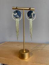 Load image into Gallery viewer, Leopard tassel earrings