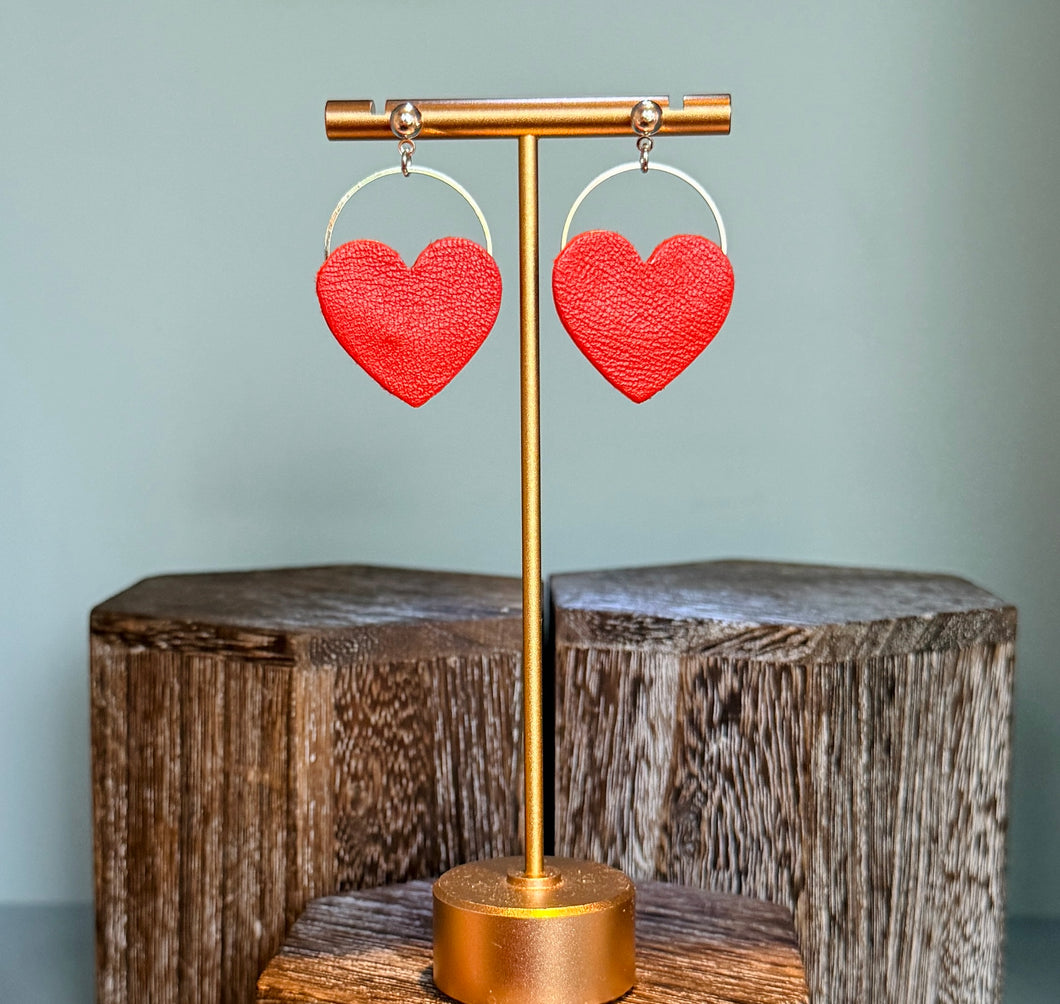 Love Hearts - red/orange