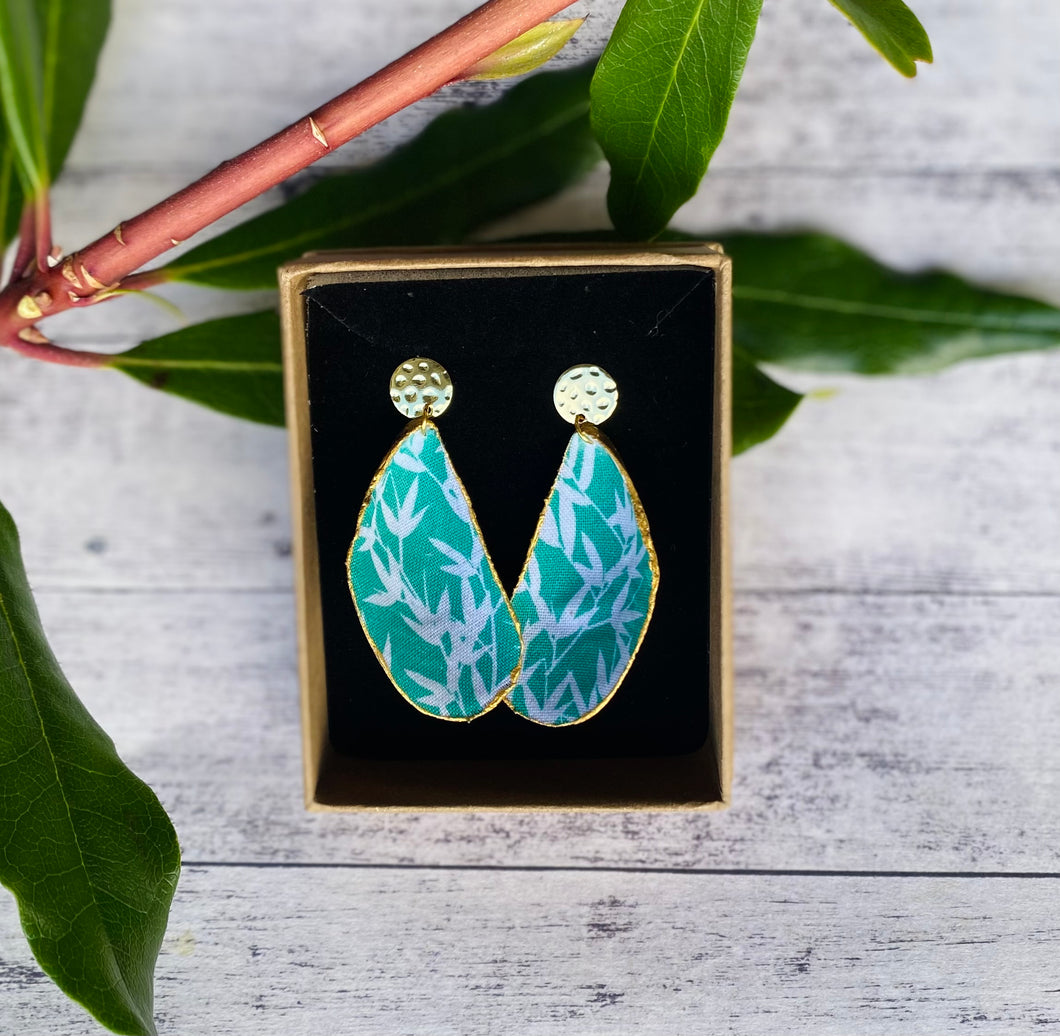 Mussel Shell Earrings bamboo baby