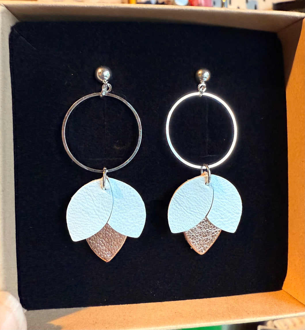 Little Acorns - white & rose gold