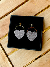 Load image into Gallery viewer, Love Hearts - Grey Gold
