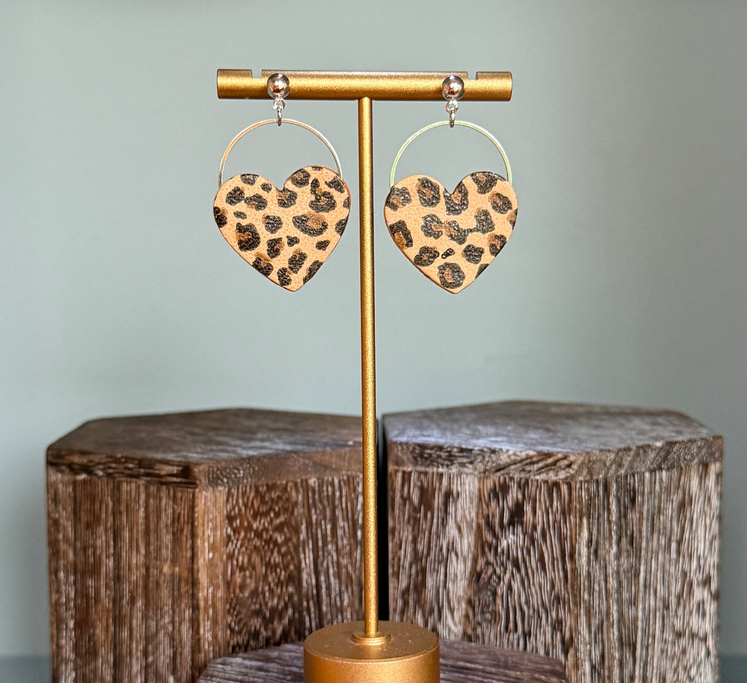 Love Hearts - leopard