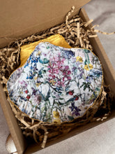 Load image into Gallery viewer, Scallop Trinket Dish - Wildflowers
