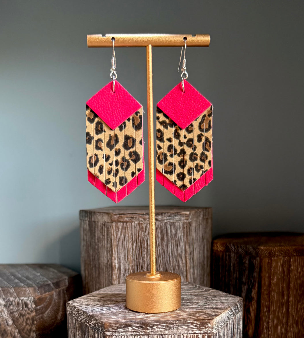 Cowgirl - leopard hot pink