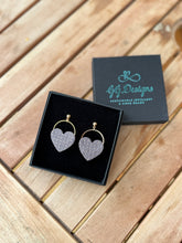 Load image into Gallery viewer, Love Hearts - Grey Gold
