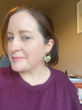 Load image into Gallery viewer, Leopard heart earrings
