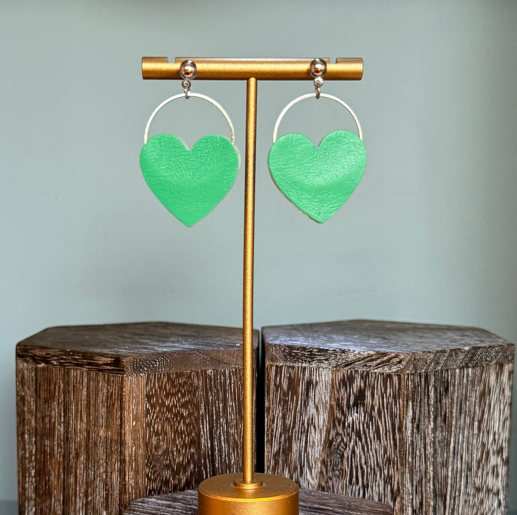 Love Hearts - Green