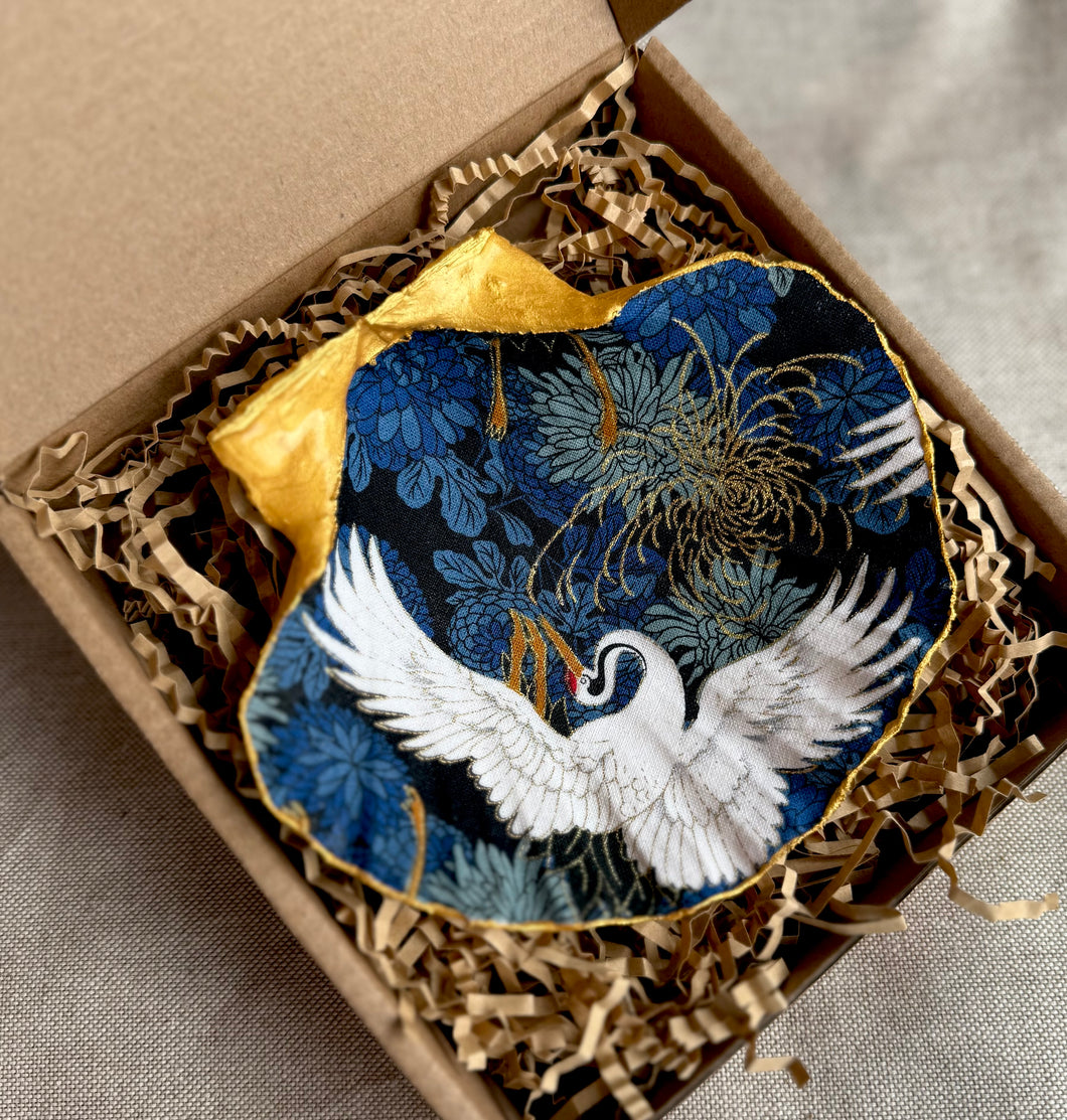 Scallop Trinket Dish - Crane
