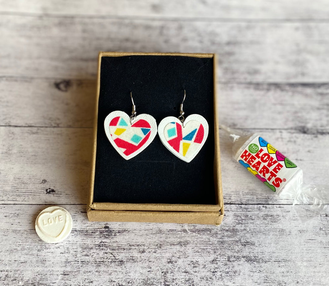 Love heart - white/80’s pop