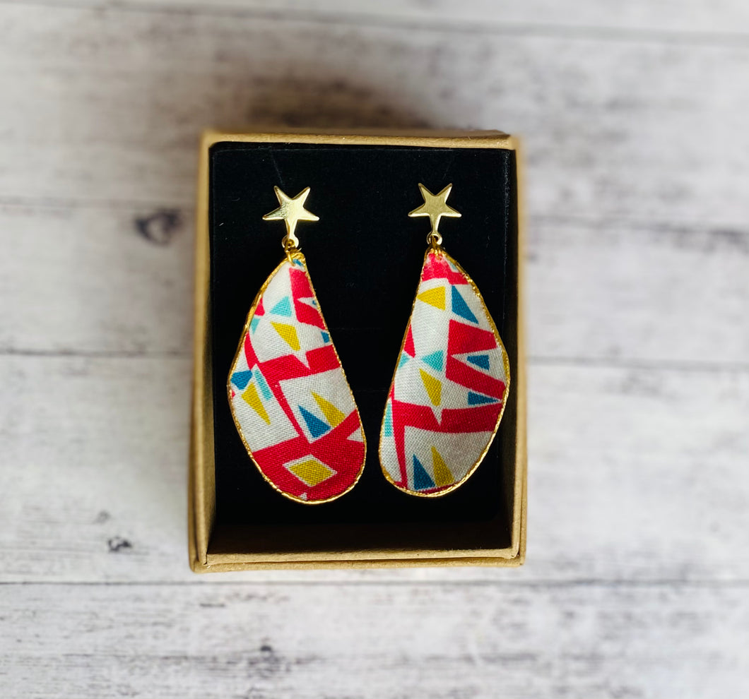 Shell earrings - 80’s star